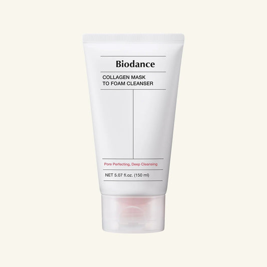 Collagen Mask to Foam Cleanser